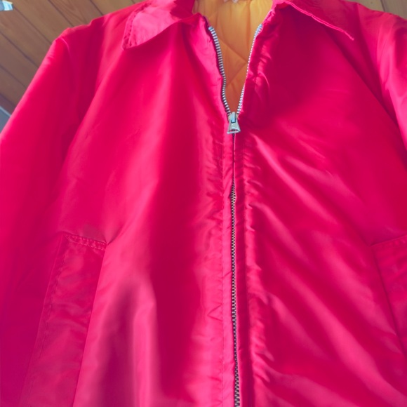 Vintage Red Quilted Jacket - Picture 5 of 13